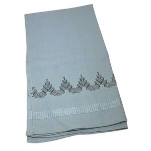 Fieldcrest Blue Hand Towel with Embroidery